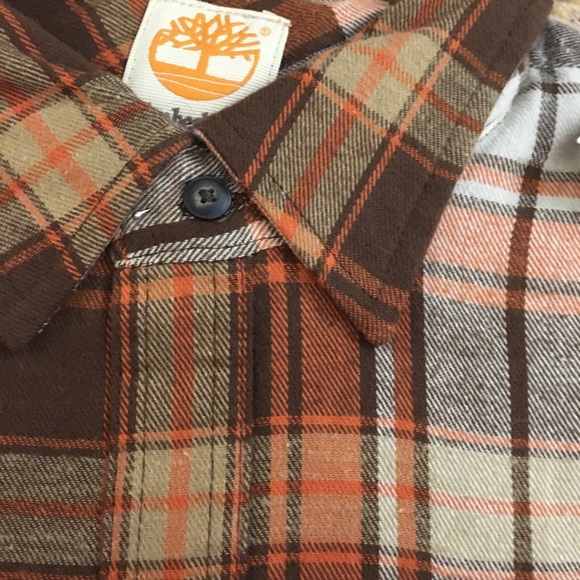 Timberland Men’s Long Sleeve Flannel shirt L New - Picture 2 of 5